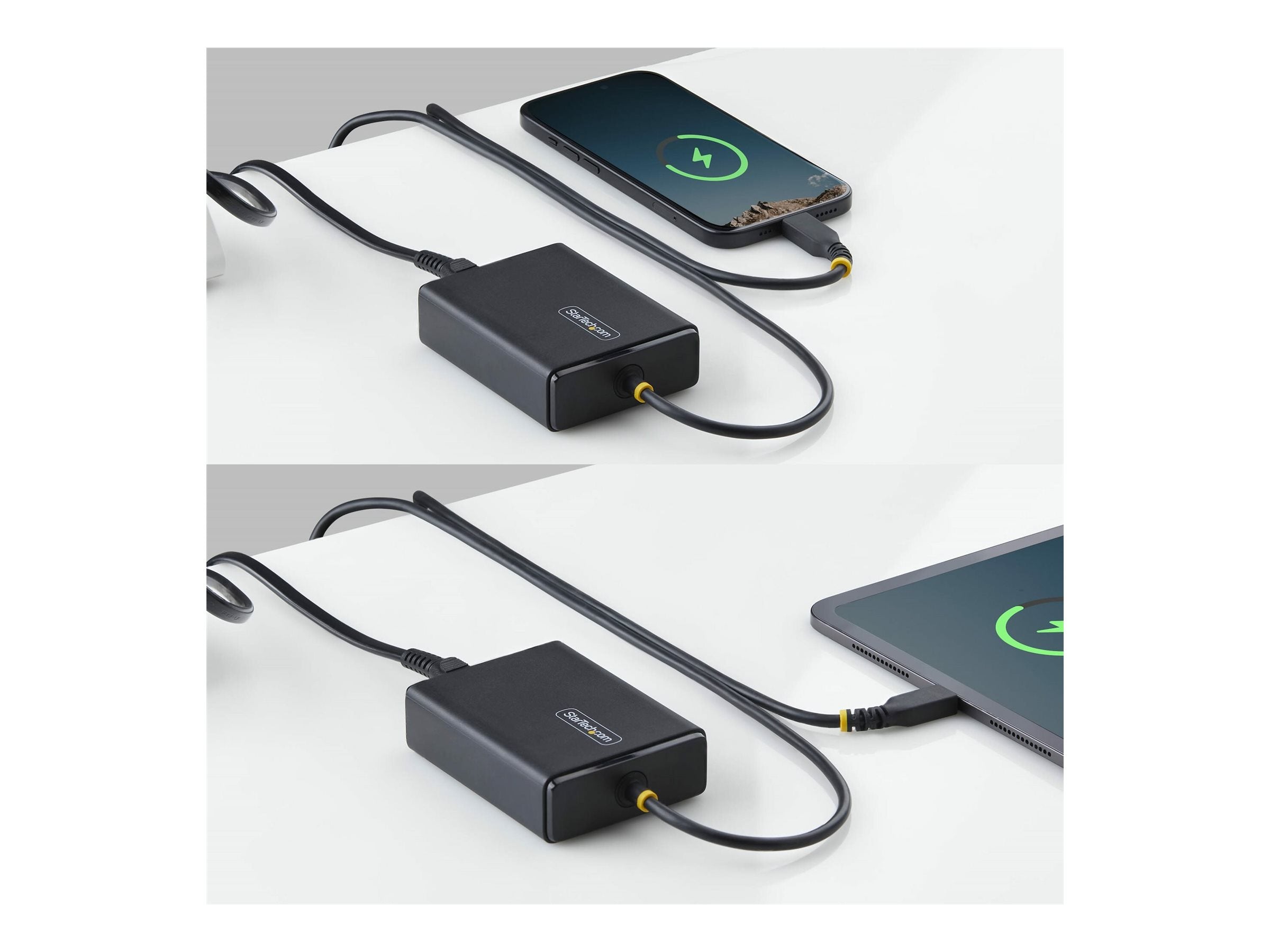 STARTECH.COM 100W USB-C Laptop Charger with 1.5m Tethered USB-C Cable Power Adapter Brick for Dell XPS HP ProBook MacBook Pro