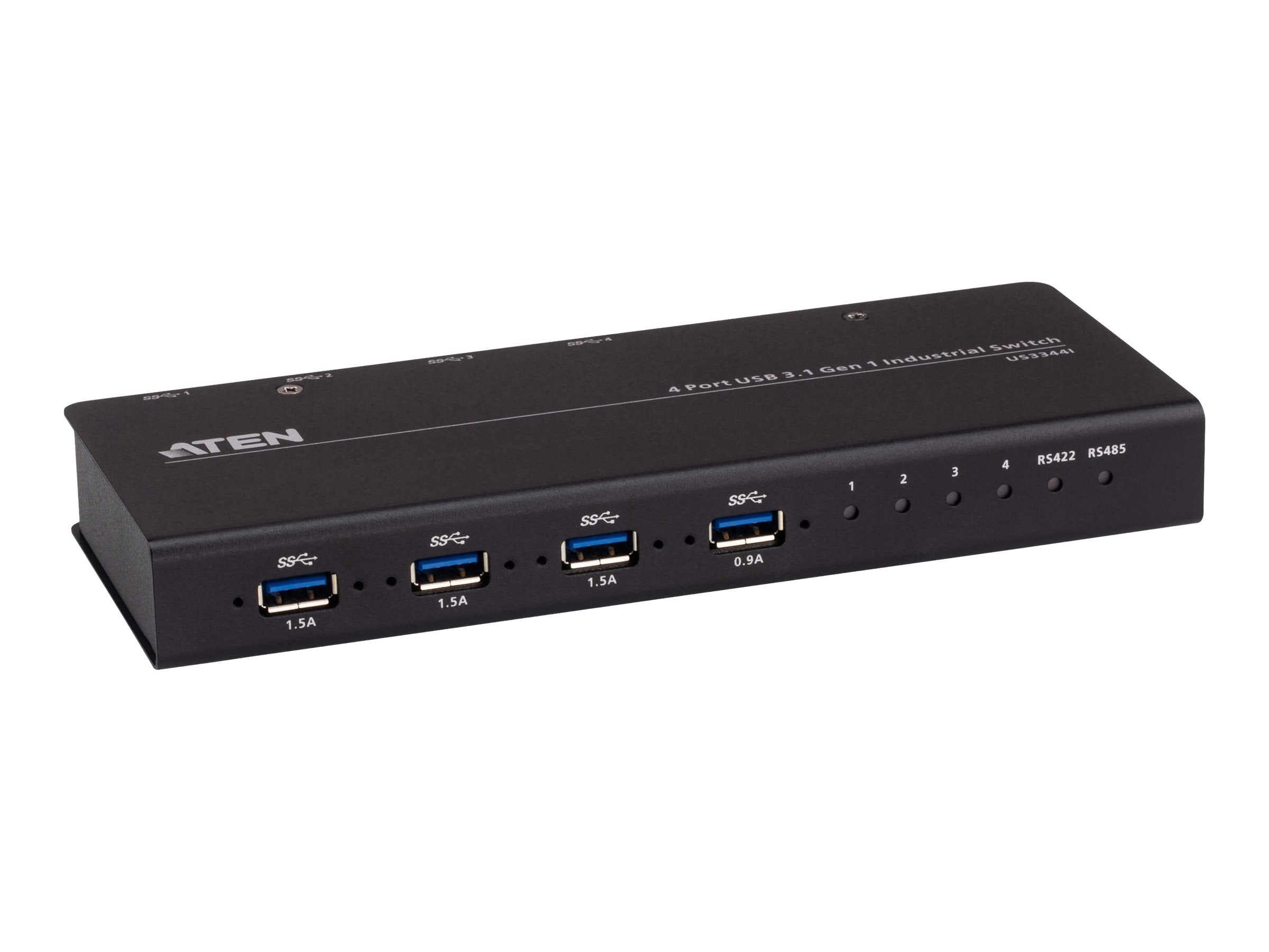 ATEN US3344i Industrie Hub Switch Vorderansicht