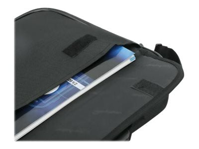 Detailansicht des Innenraums der MANHATTAN Cambridge Clamshell Notebooktasche 35,8cm 14,1 Zoll