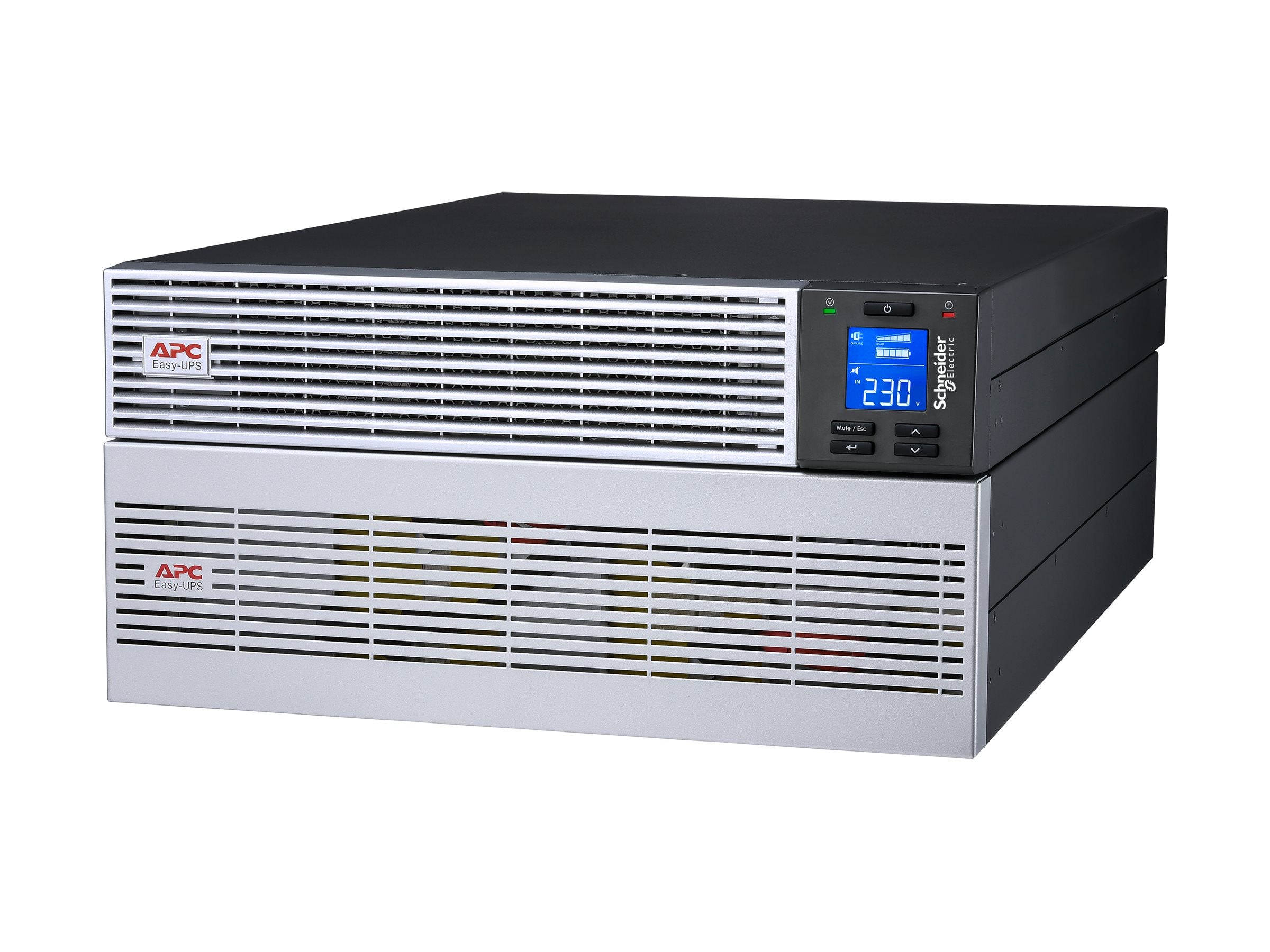 Seitenansicht der APC Easy UPS On-Line Li-Ion SRVL RT Ext. Runtime 6000VA 230V
