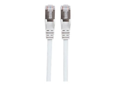 INTELLINET Kabel Cat6A St. Cat7-Rohkabel weiss komplett Kupfer LS0H 3 m Netzwerkkabel Patchkabel