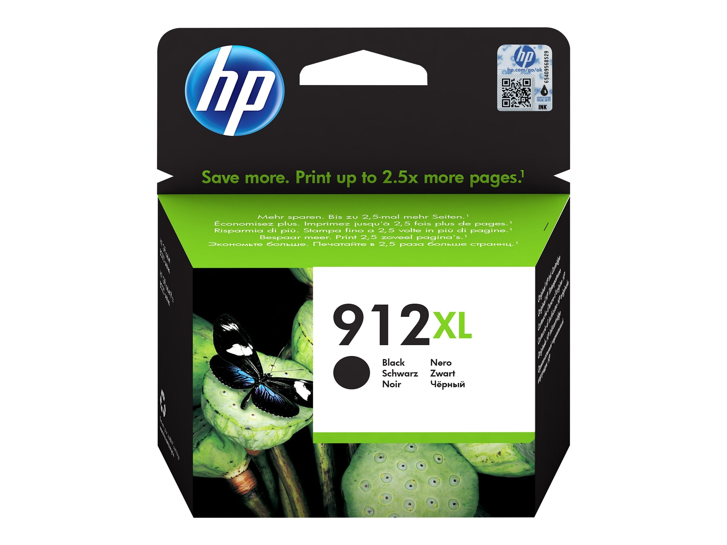 HP 912XL High Yield Black Ink Detailansicht