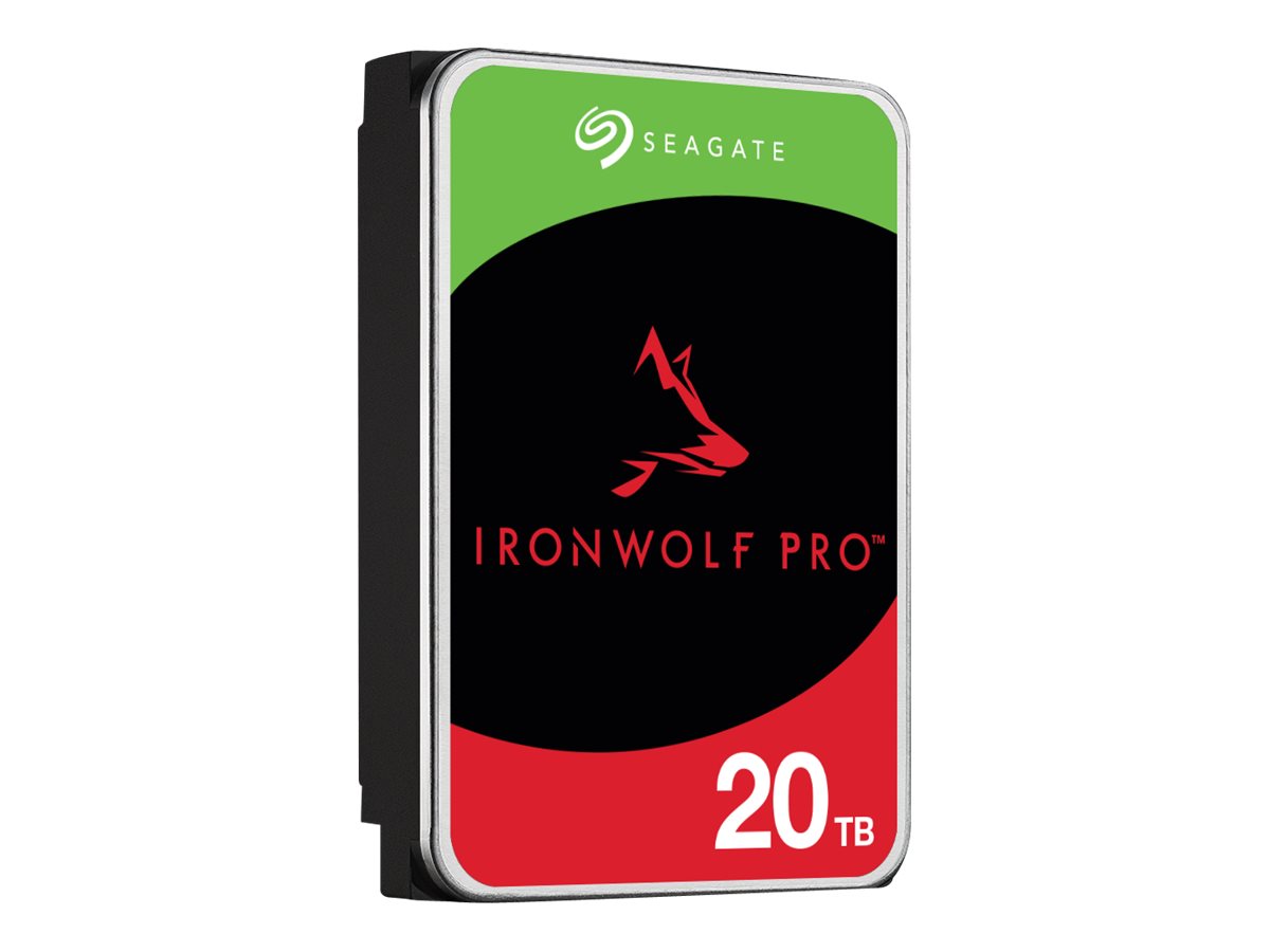 Vorderansicht der SEAGATE Ironwolf PRO HDD 20TB
