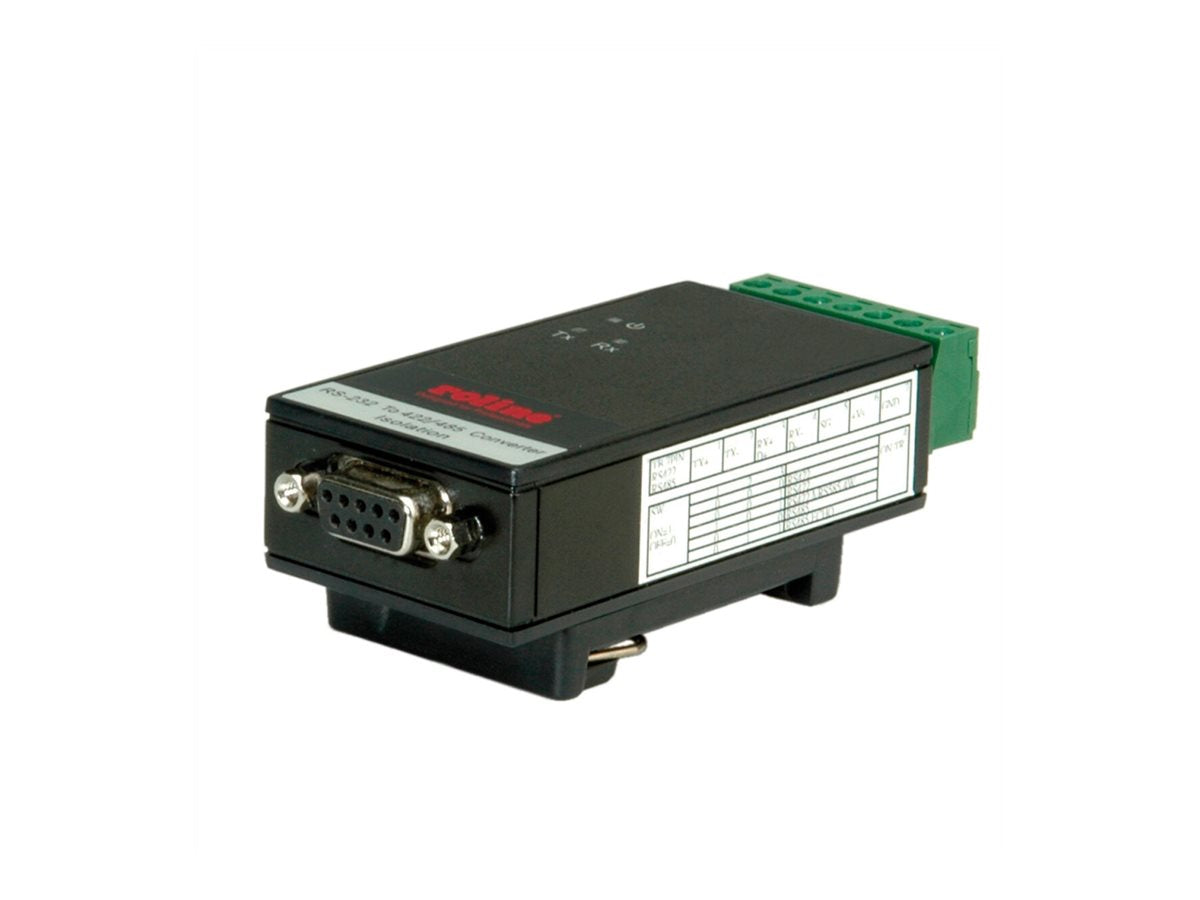 ROLINE RS232 nach RS422/485 Konverter für DIN Hutschiene selfpowered