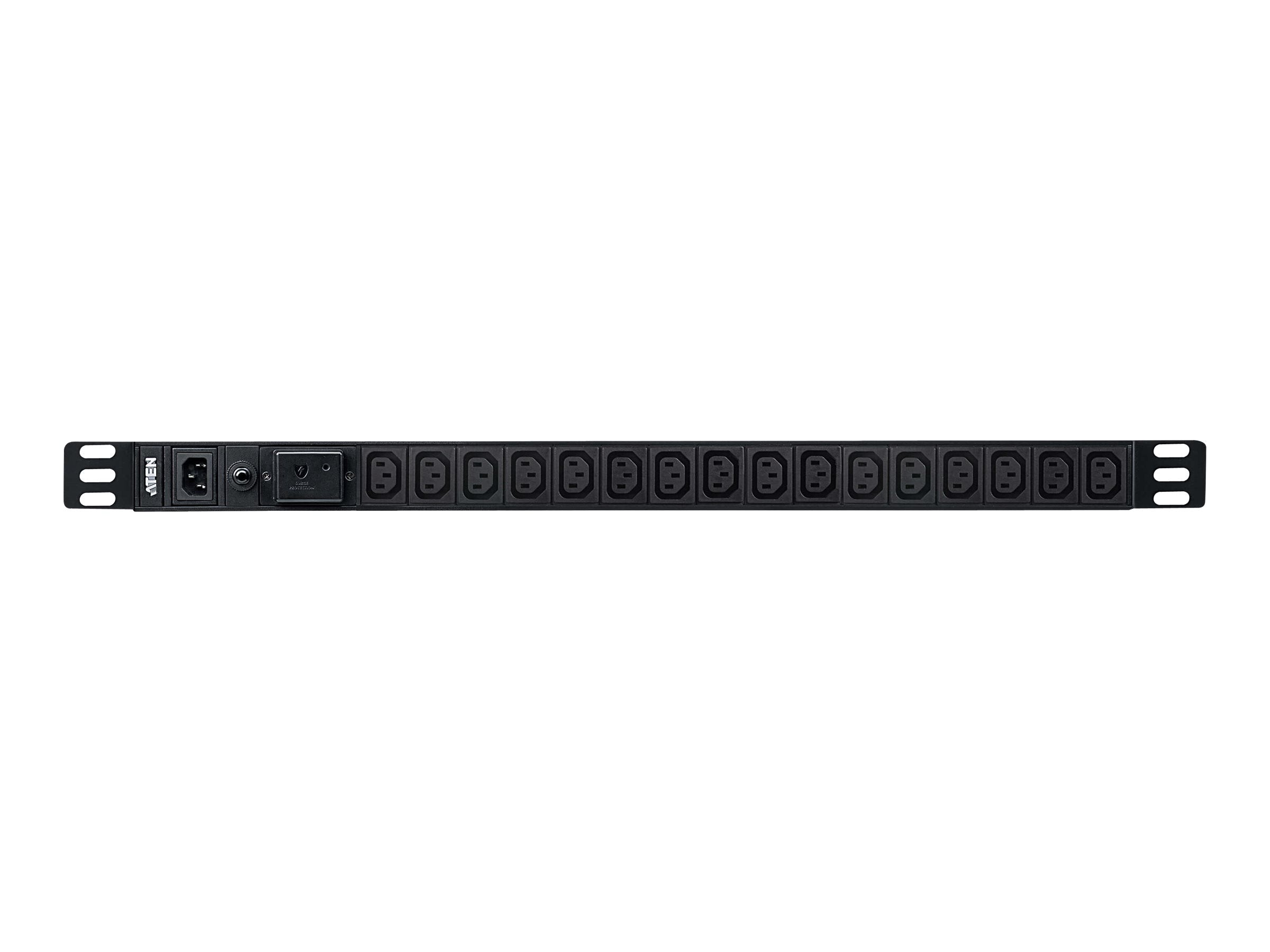 ATEN PE0116SG 0U 10A 16Port PDU Vorderansicht
