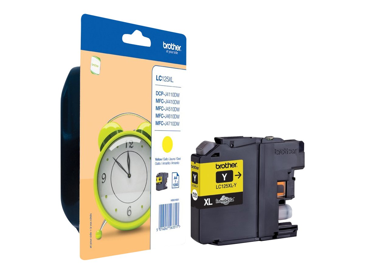 BROTHER LC125XLY Tinte yellow Detailansicht