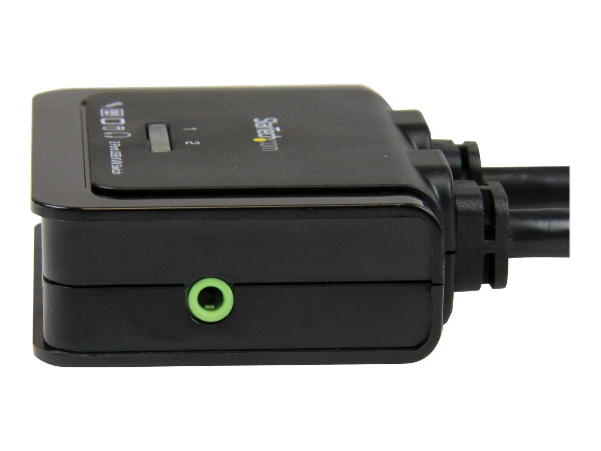 STARTECH.COM 2 Port USB HDMI KVM Switch mit Audio - Anschlussansicht