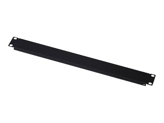 DIGITUS Blindabdeckung 48,3cm 19Zoll 1HE schwarz RAL9005 - Vorderansicht