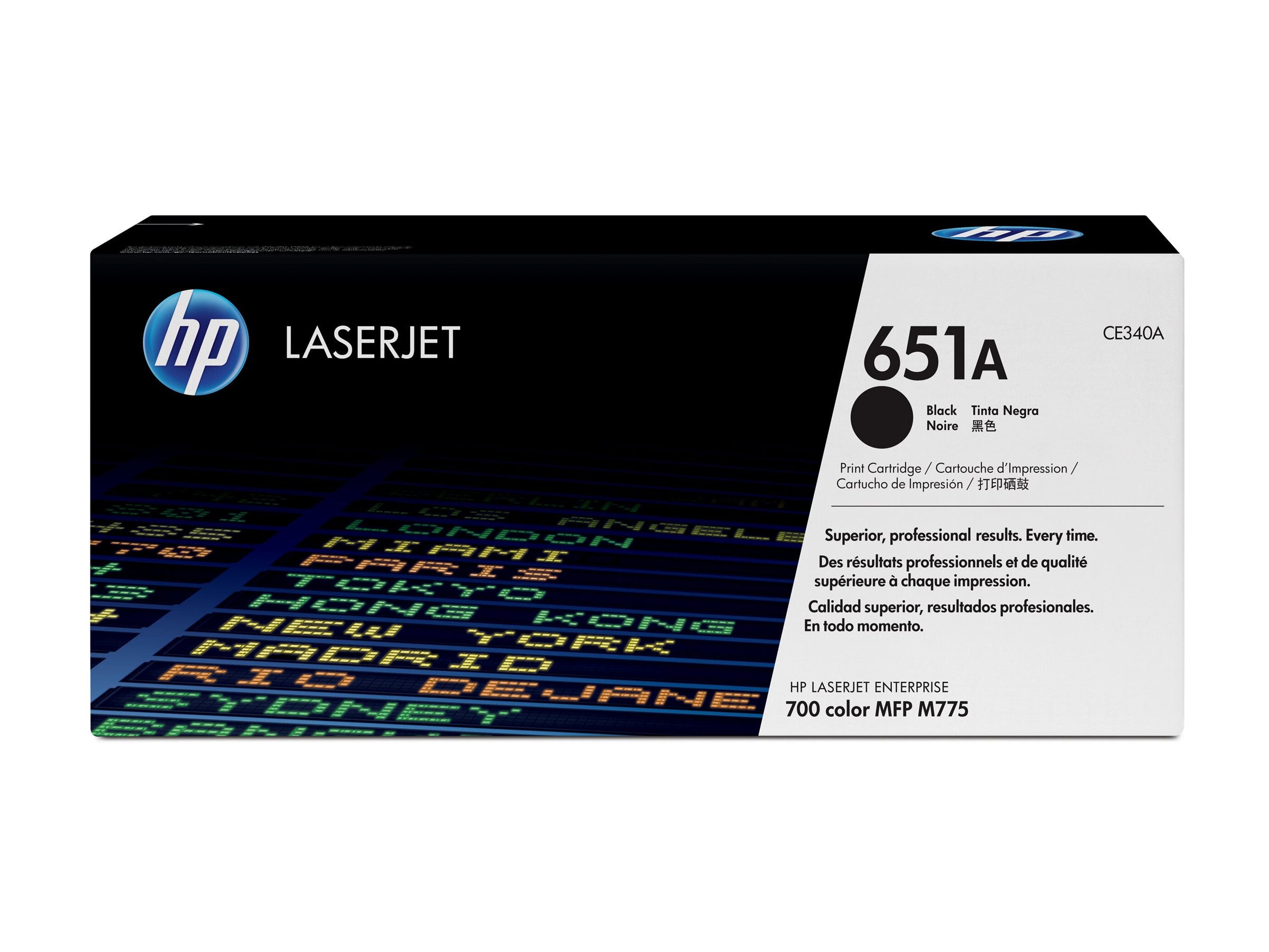 HP 651A Tonerpatrone CE340A schwarz Verpackung