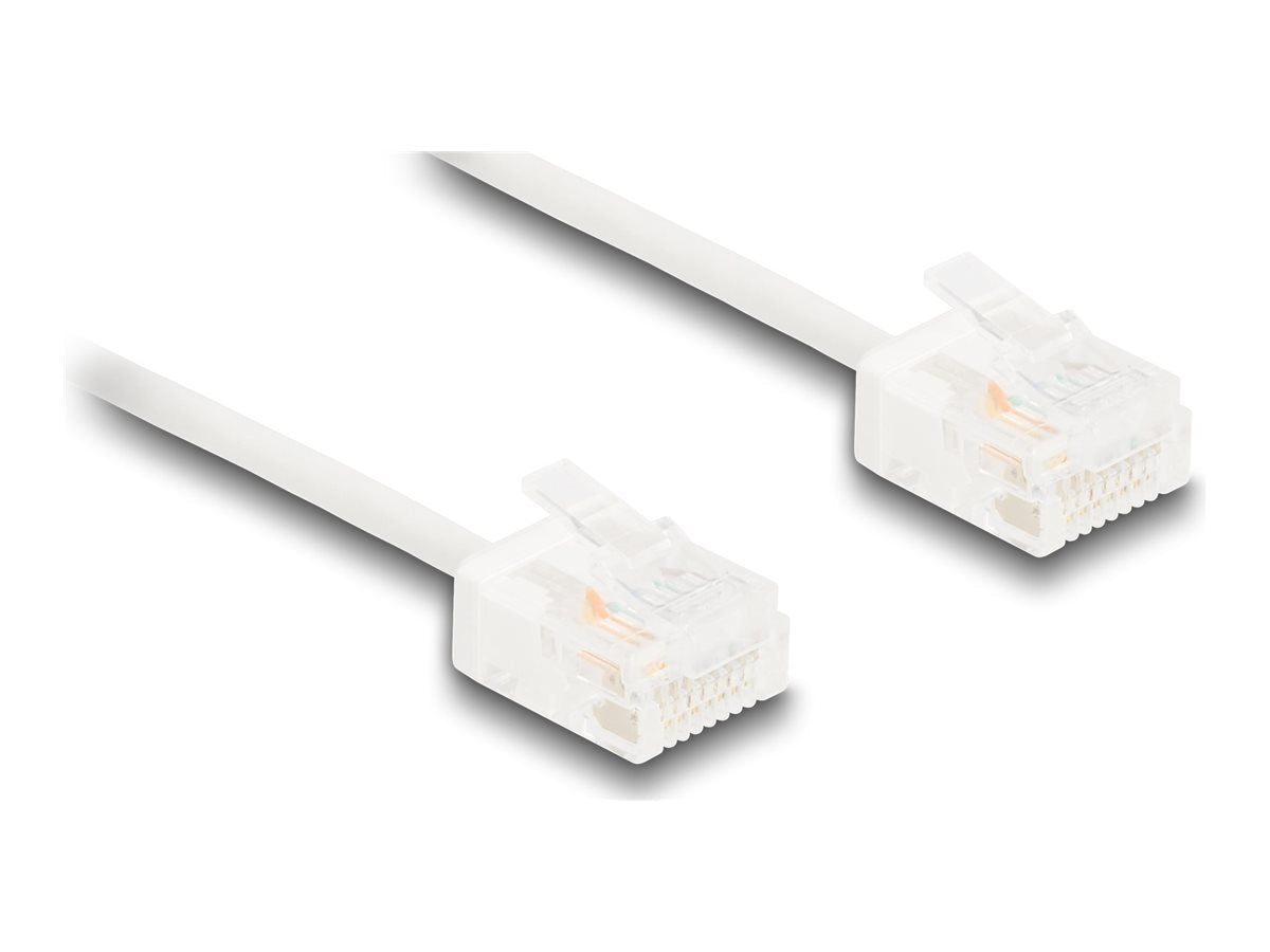 DELOCK RJ45 Netzwerkkabel Cat.6 UTP Ultra Slim 2m - Vorderansicht