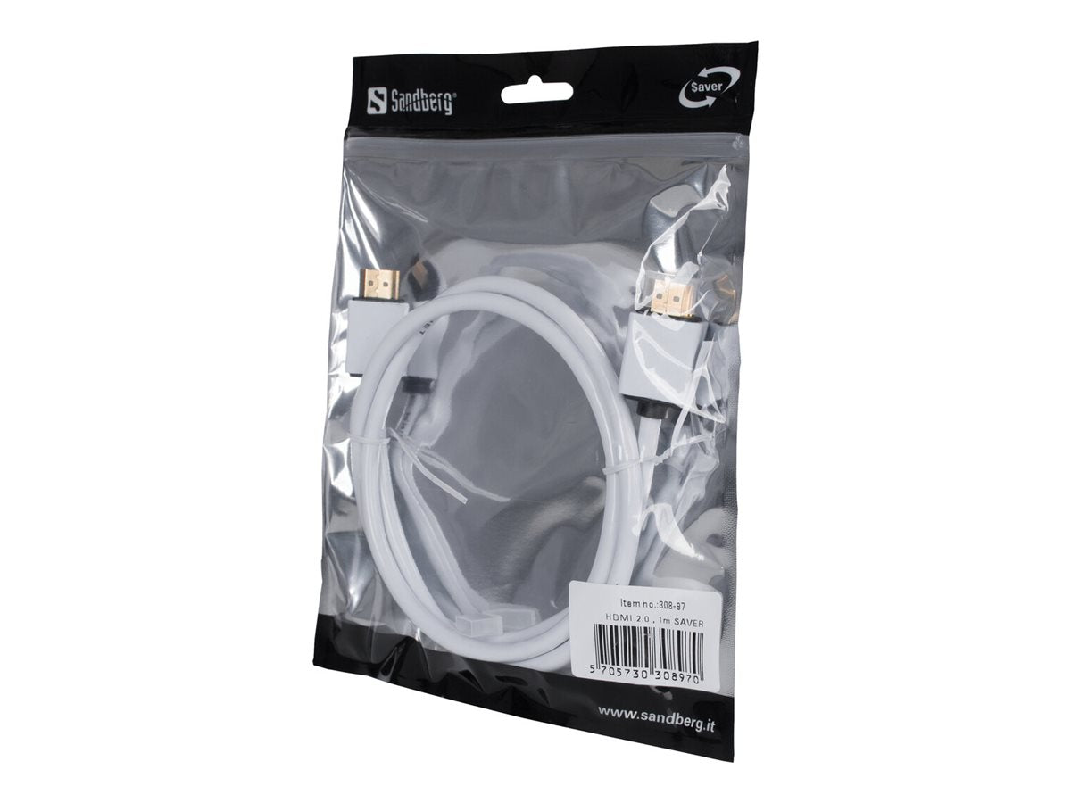 SANDBERG HDMI 2.0, 1m SAVER Kabel - Verpackung