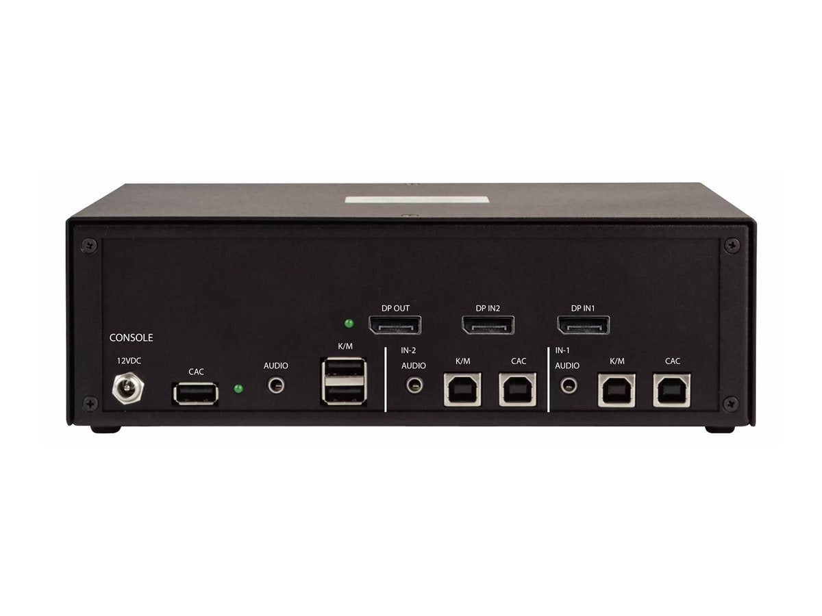 STARTECH.COM 2-Port Secure KVM Switch DisplayPort 4K 30Hz NIAP 4.0 Zertifizierter Desktop KVM Umschalter