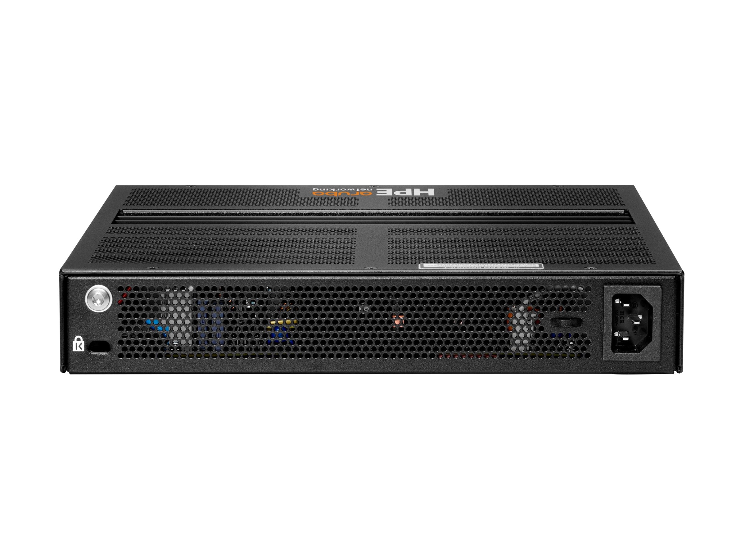 ARUBA HPE Aruba 6200F 12G Class4 PoE Switch Vorderansicht