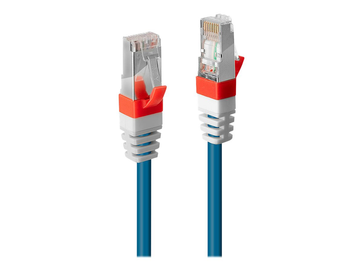 LINDY SSTP Cat.6A Kabel, blau, 30m LSOH - Vorderansicht