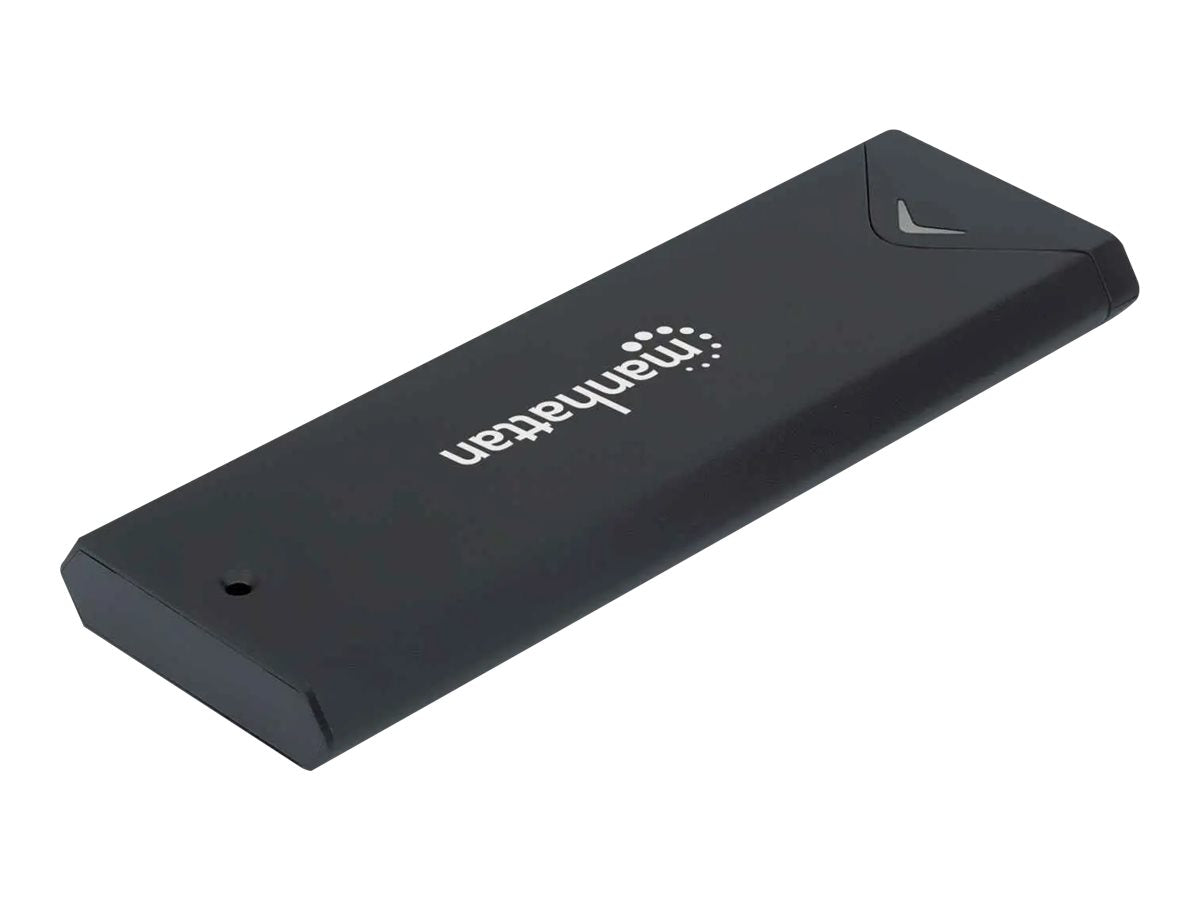 MANHATTAN M.2 NVMe SSD-Festplattengehäuse Vorderansicht