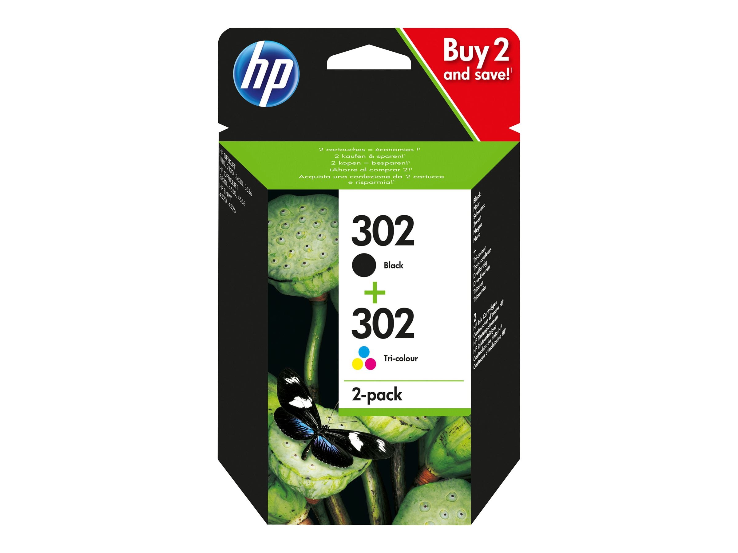 HP 302 original Ink cartridge X4D37AE Detailansicht