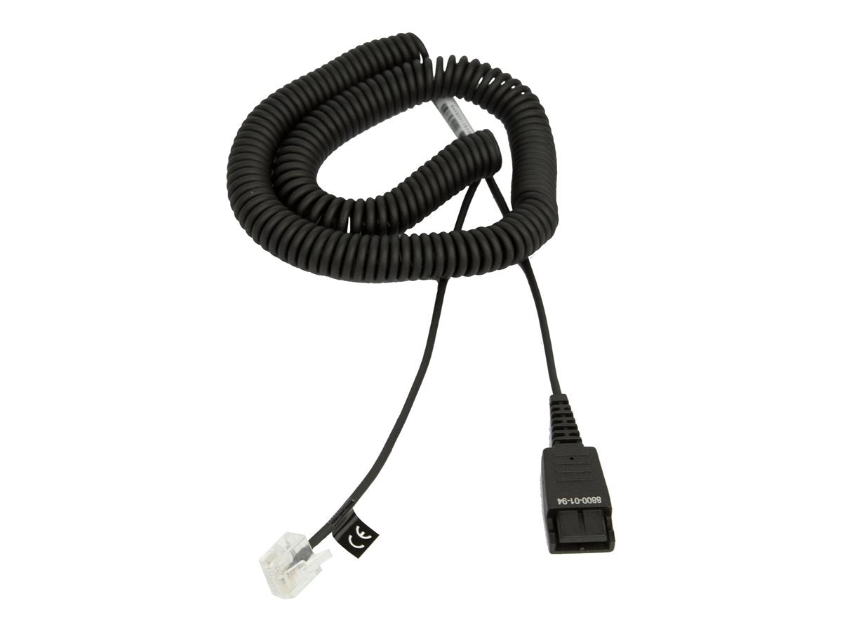 JABRA QD Cord to special-Plug RJ45 coiled 0