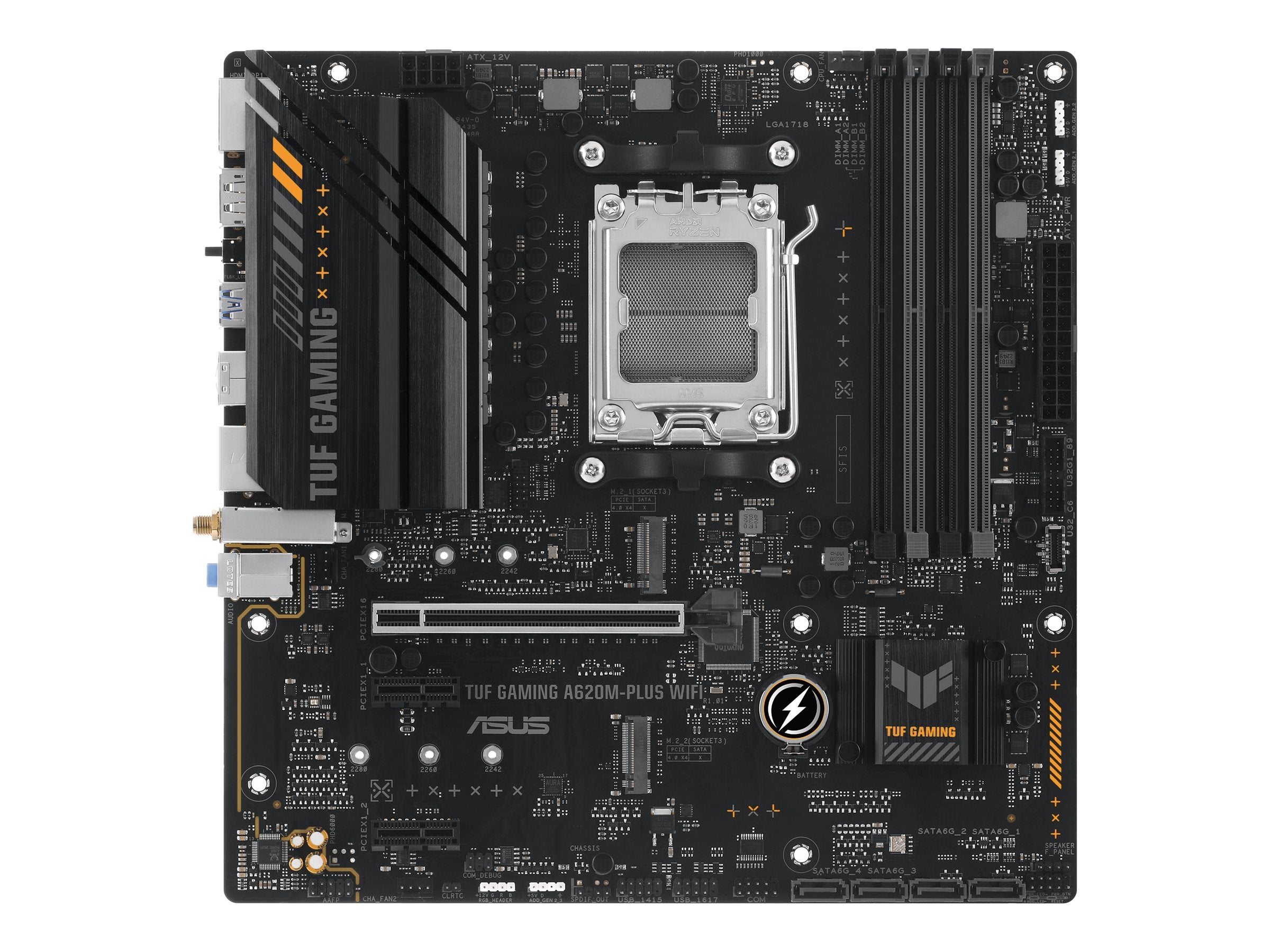 ASUS TUF GAMING A620M-PLUS WIFI AM5 MB Vorderansicht