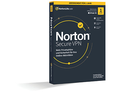 NORTONLIFELOCK Secure VPN 1 Jahr 1 Gerät