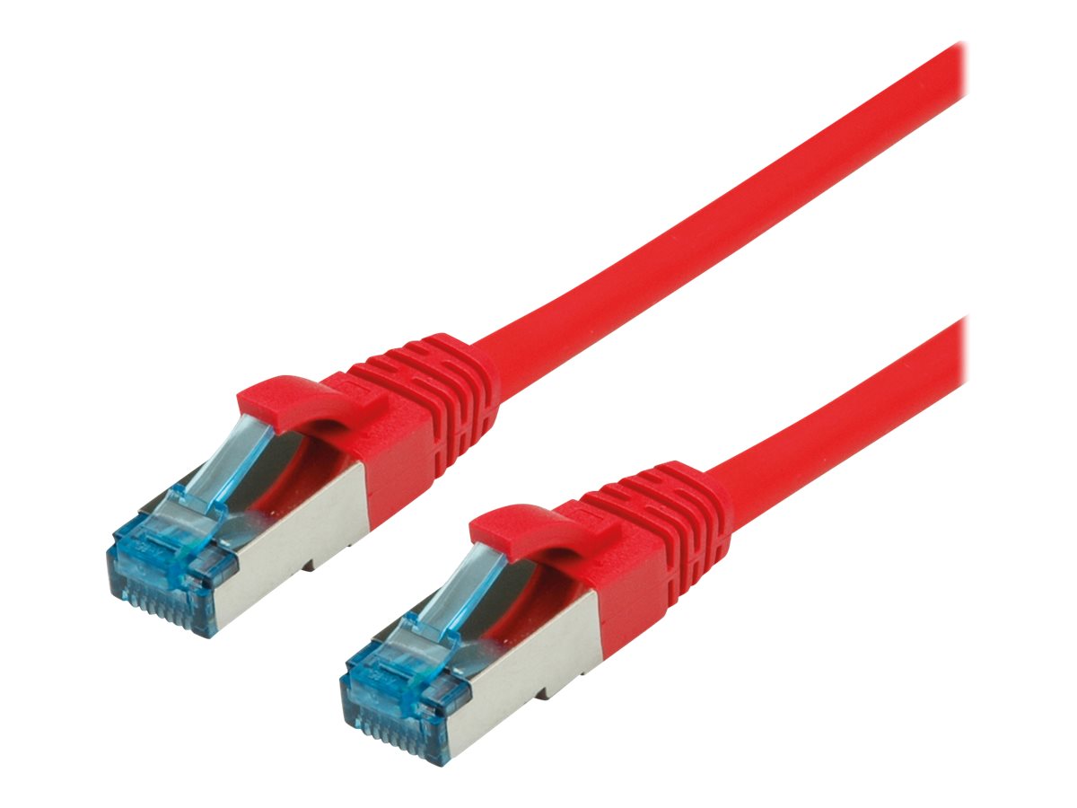 VALUE Patchkabel Kat.6A rot 1,5m Vorderansicht