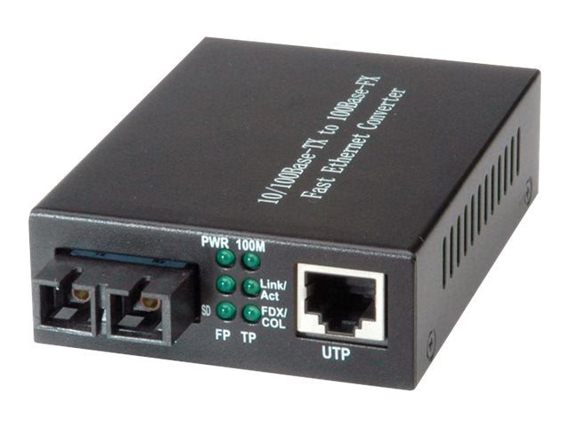 VALUE Fast Ethernet Konverter RJ-45 - SC Vorderansicht