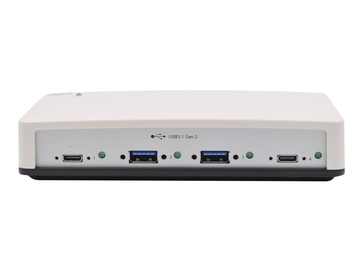 EXSYS EX-1250V 4 Port USB 3.2 Gen2 HUB Rückansicht