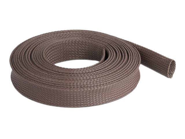 DELOCK Geflechtschlauch nagerfest dehnbar 5m x 25mm - Vorderansicht
