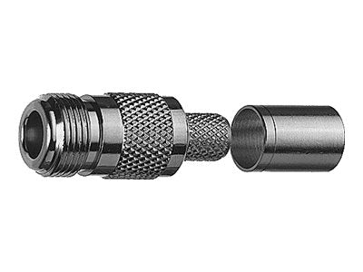PUC TELEGÄRTNER N-Kabelbuchse Crimp G5 RG-223/U Vorderansicht