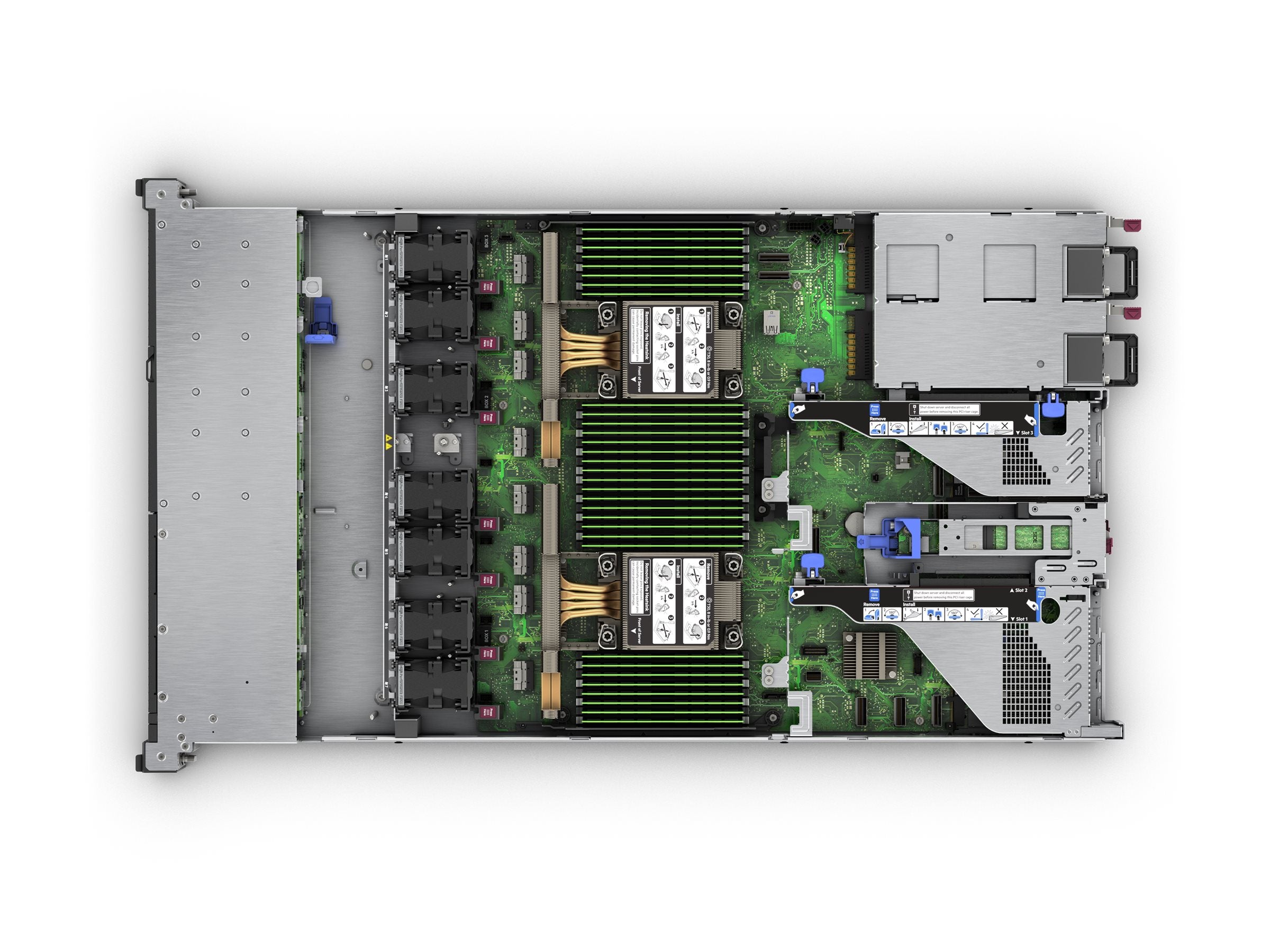 HPE ProLiant DL360 Gen11 1HE Xeon-G 6530 32-Core 2.1GHz 8x16GB-R 8xSFF 5x1.92TB SSD MR216i-o 2x1000W Server
