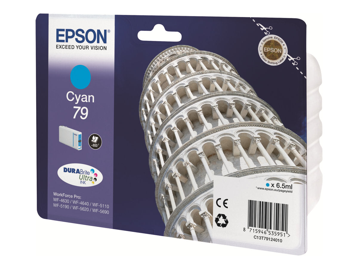 EPSON 1LB 79 Tintenpatrone cyan Vorderansicht