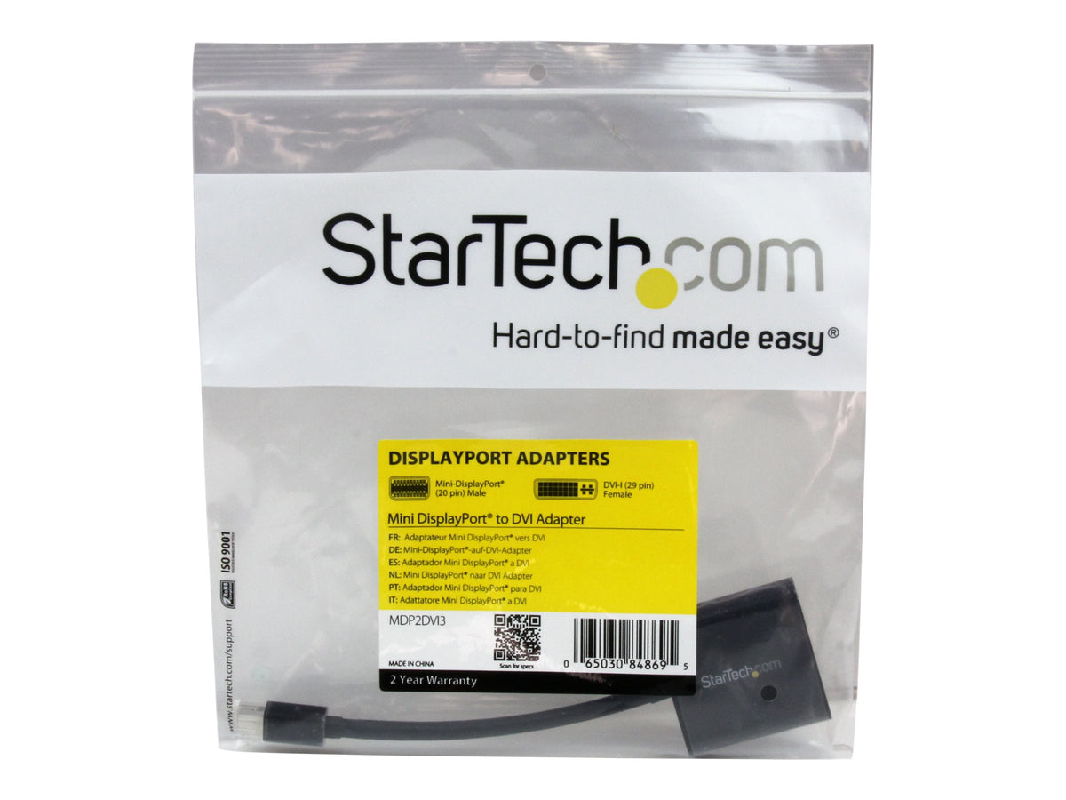 STARTECH.COM Mini DisplayPort to DVI Adapter Converter - Vorderansicht