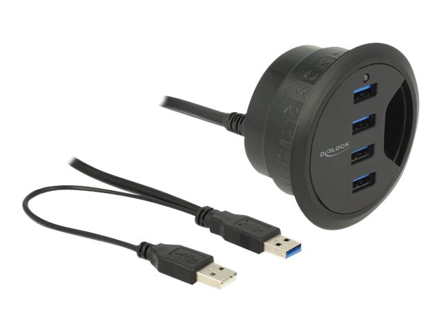 DELOCK Tisch-Hub 4 Port USB 3.0 Verpackung