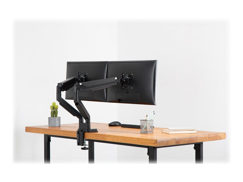 DIGITUS Dual Gasdruck Monitor Klemm-Halter Verpackung