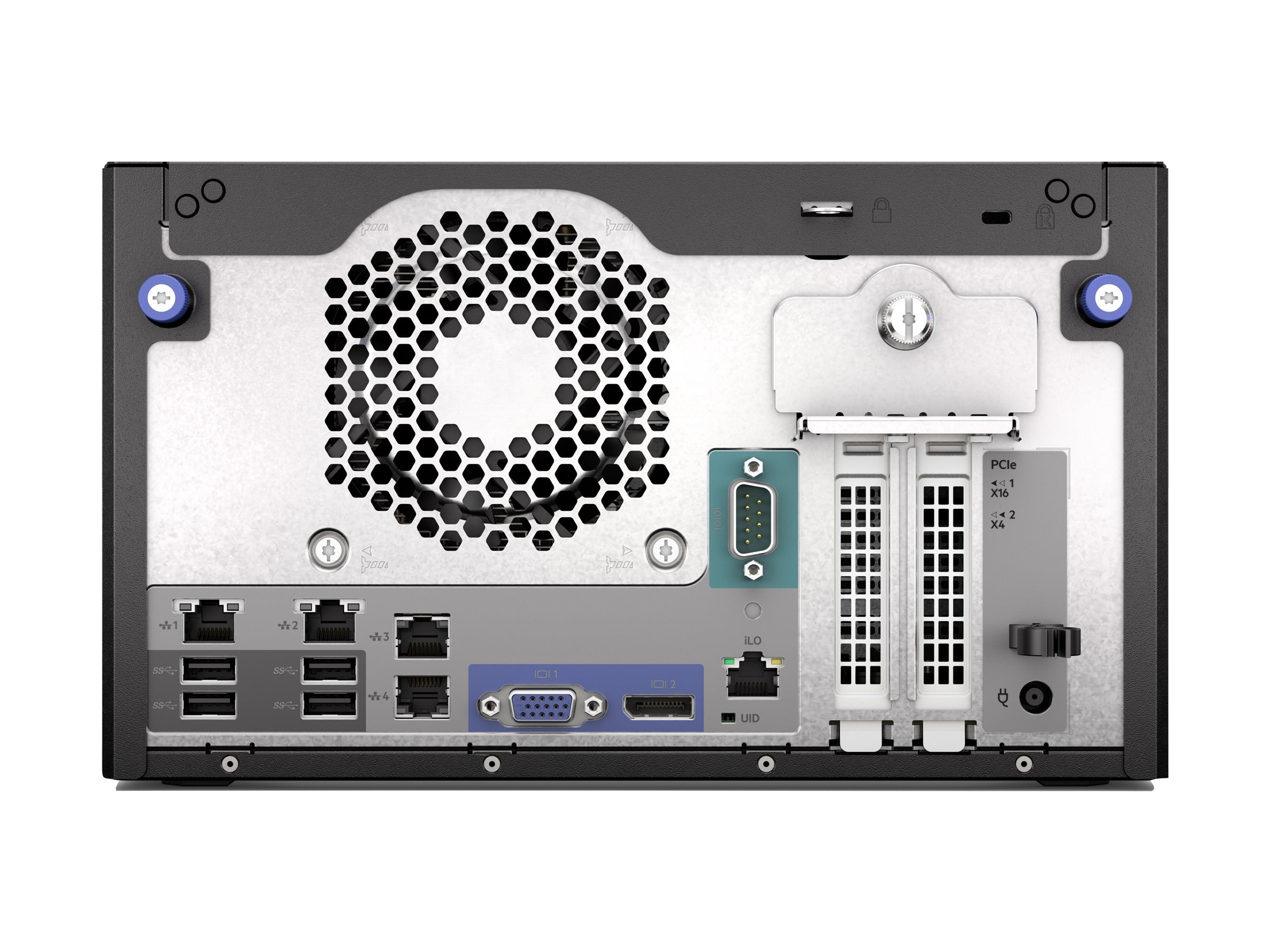 HPE ProLiant MicroServer Gen11 Tower Xeon-E 6325P 4-Core 3.5GHz 1x32GB-U 4xLFF Non Hot Plug 2x4TB HDD 180W Server