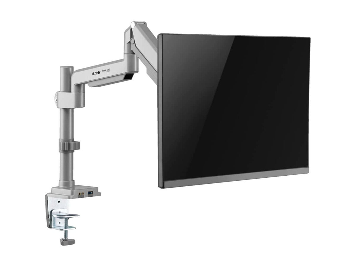 EATON TRIPPLITE Single-Display Flex-Arm Desktop Clamp mit Monitor