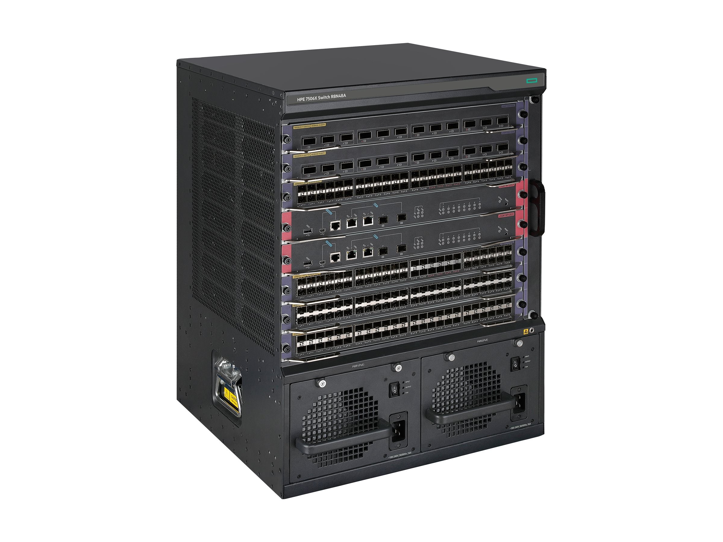 ARUBA HPE FlexNetwork 7506X PoE Ethernet Switch Chassis Verpackung
