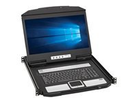 EATON TRIPPLITE KVM Console KVM Switch Short-Depth Rackmount w 46