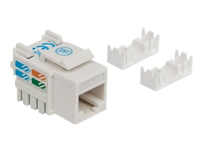 INTELLINET Cat6 Modularbuchse UTP Keystone Jack weiss benoetigt LSA-Auflegewerkzeug