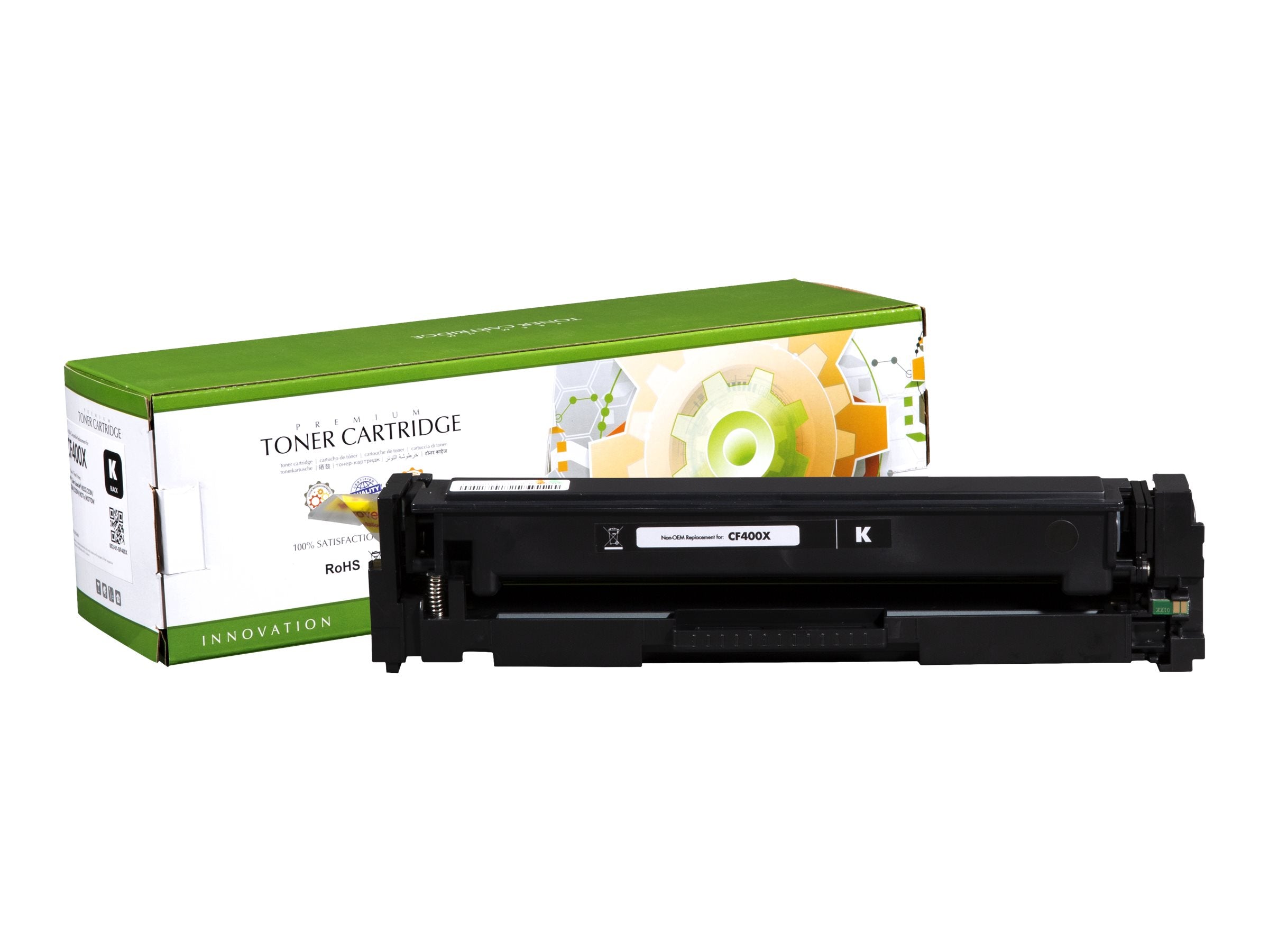 STATIC Tonerpatrone HP CF400X schwarz High Capacity - Vorderansicht