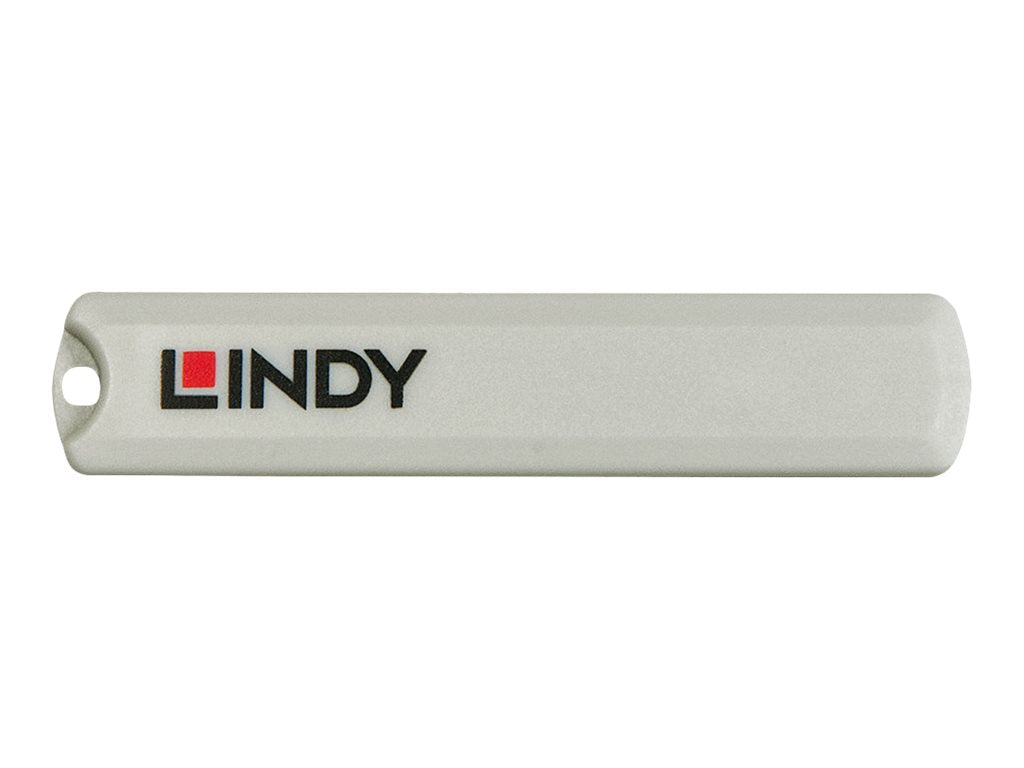 LINDY USB Typ C Port Schloss gruen Vorderansicht