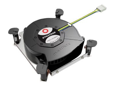 DYNATRON Q8 Intel CPU Kuehler LGA1700 1U Kuehlkoerper aus Kupfer und Kühlrippen Aktiv mit PWM bis zu 125W TDP