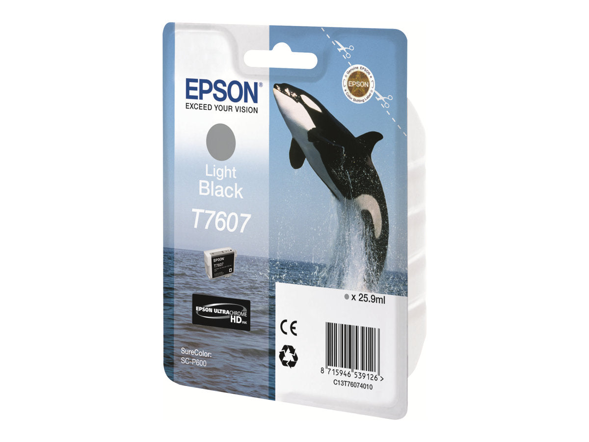EPSON T7607 Tintenpatrone light black Detailansicht