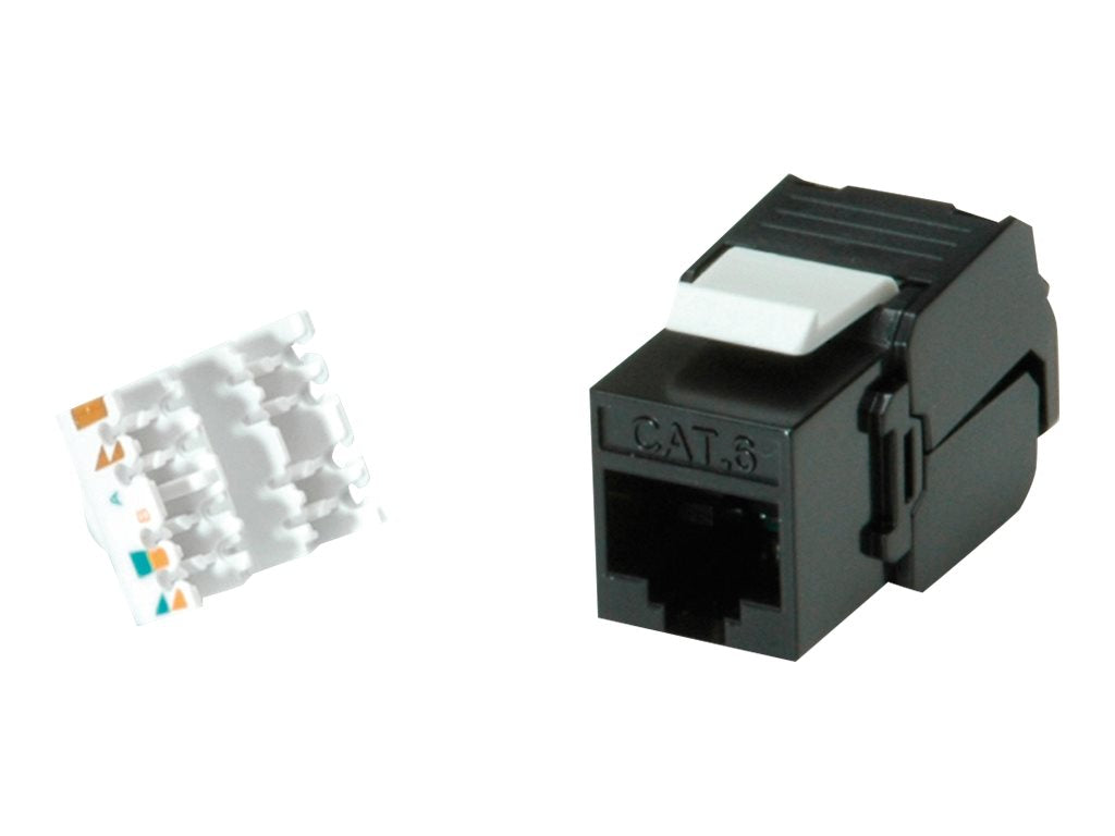 ROLINE Kat.6 Class E Keystone ungeschirmt Vorderansicht