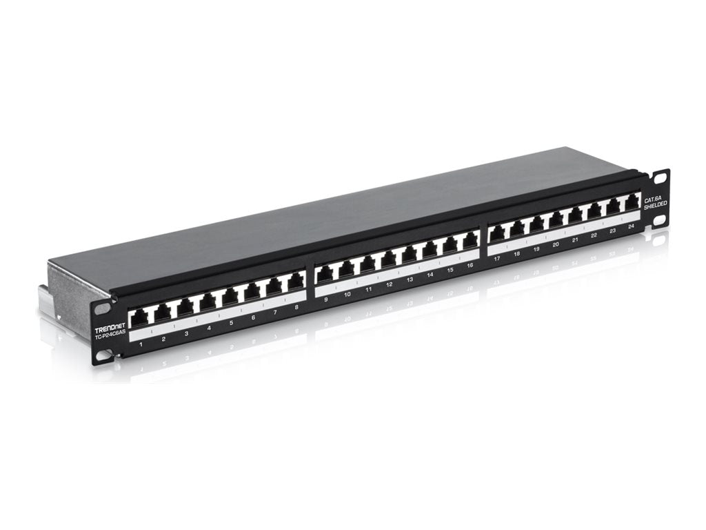 TRENDNET TC-P24C6AS 24-Port Patch Panel Vorderansicht