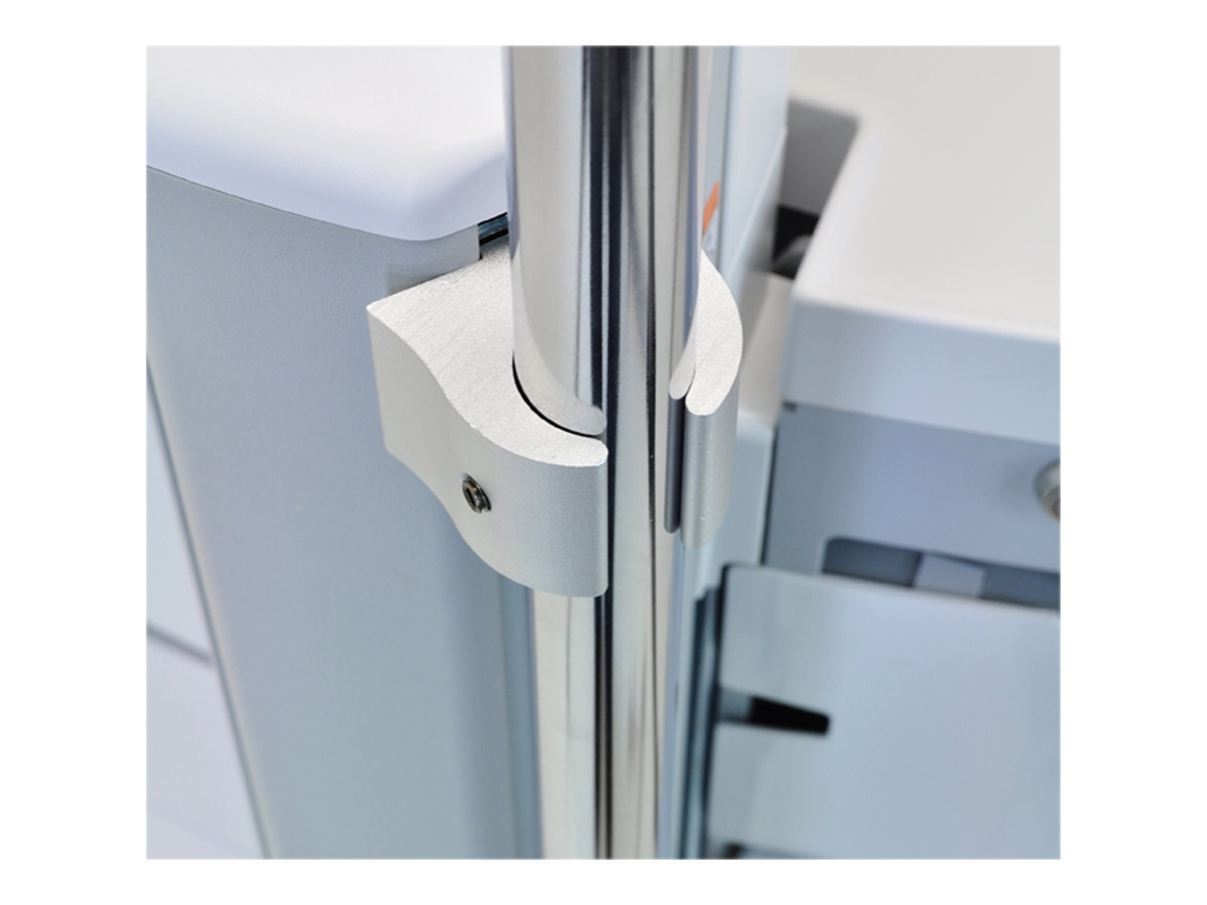 ERGOTRON StyleView-Klemmset für Infusionsstativ - Vorderansicht