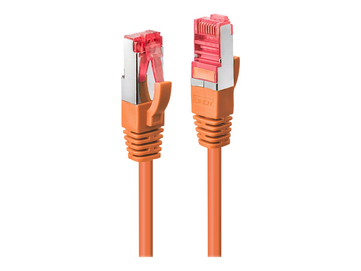 LINDY Cat.6 S/FTP Kabel, orange, 2m Patchkabel - Verpackung