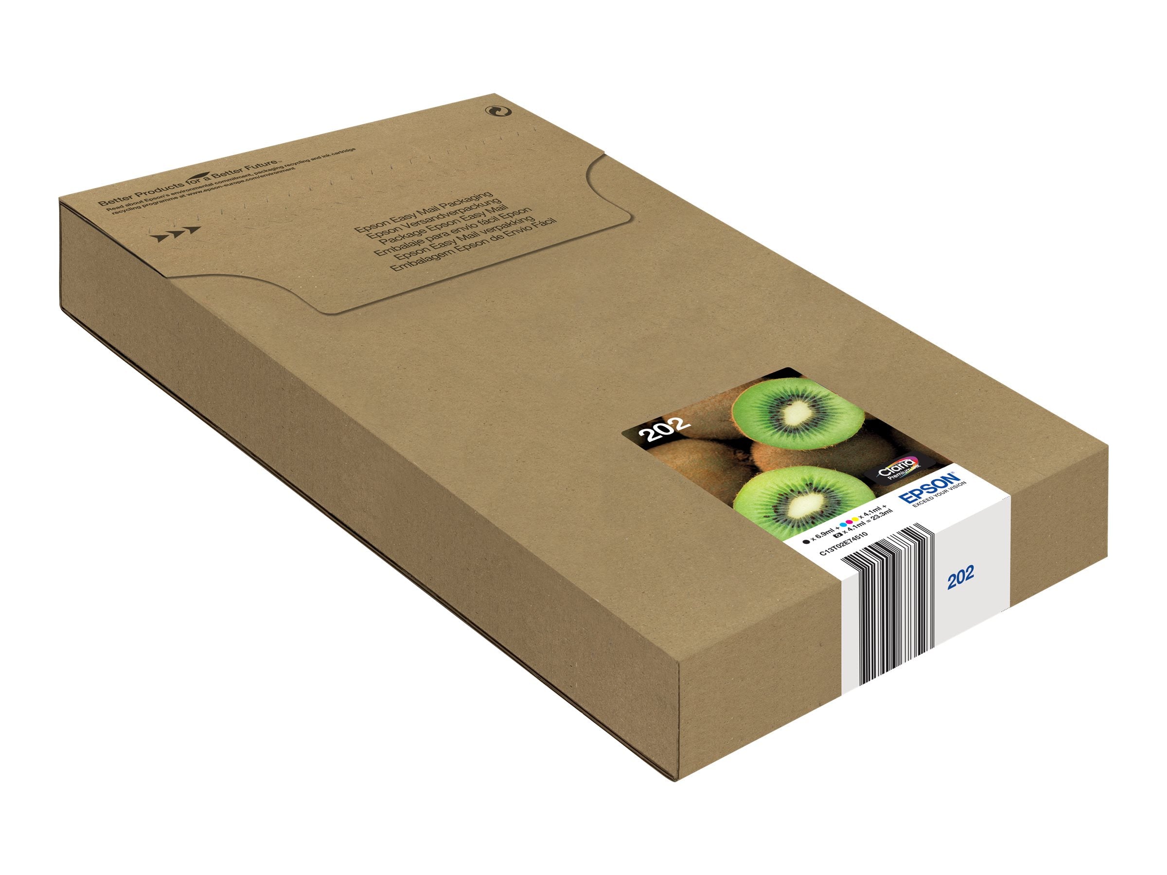 EPSON 1LB Multipack 5-colours 202 Claria Premium Ink EasyMail - Vorderansicht