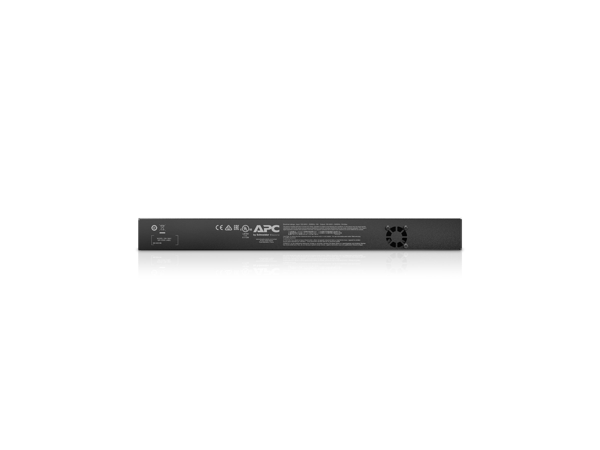 APC NetBotz Rack Monitor 750 Rückansicht