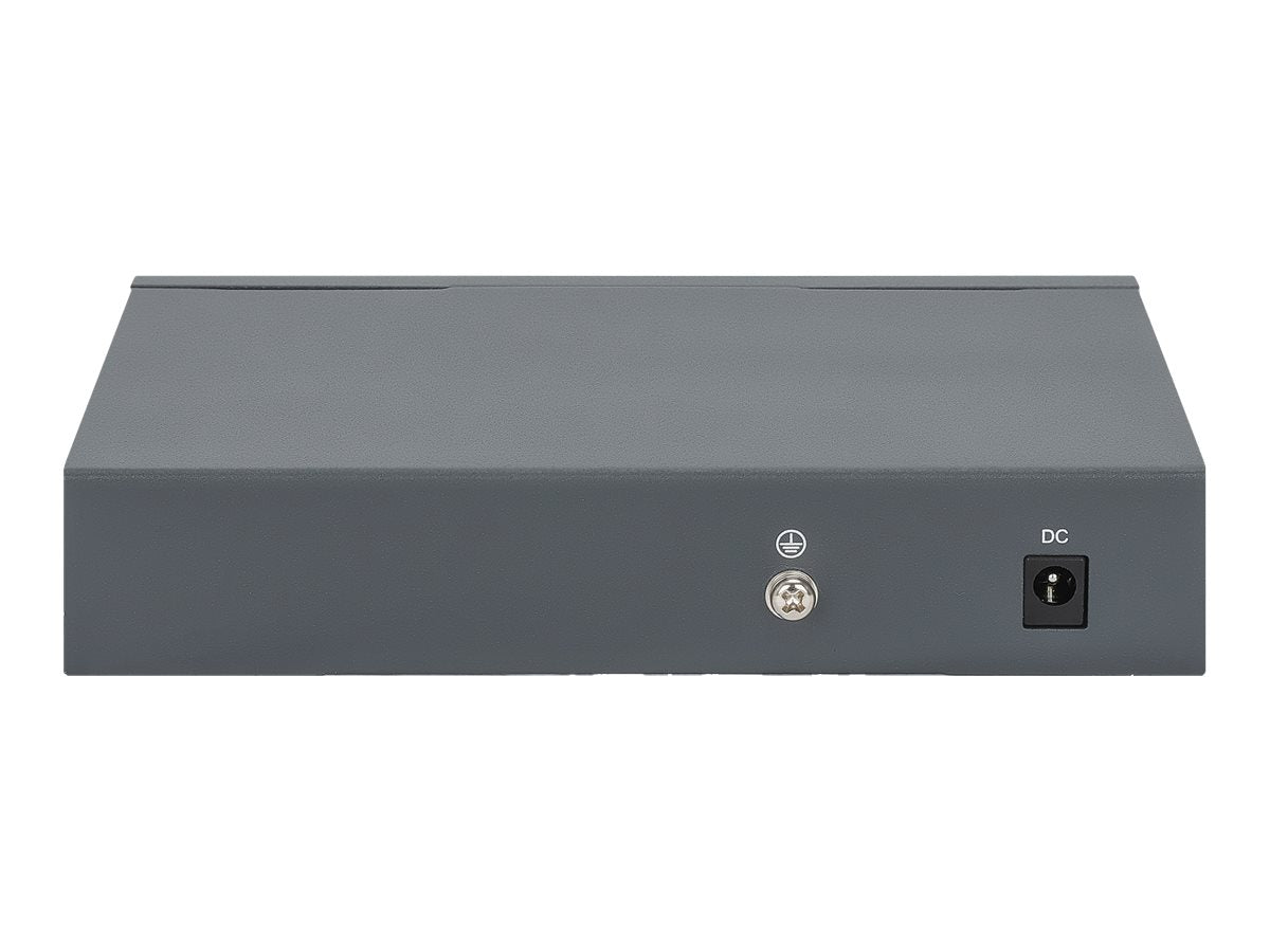INTELLINET PoE-Powered 5-Port PoE+ Gigabit Switch Anschlussansicht