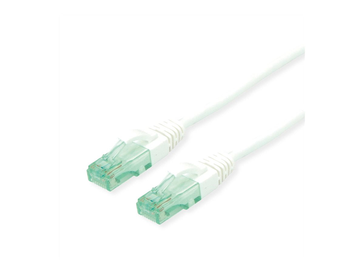 ROLINE RM Patchkabel Kat.6A UTP weiss 20m Vorderansicht